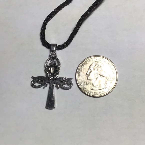 Egyptian Ankh scarab Eye of Horus necklace - Picture 4 of 4